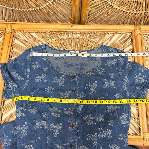 Vintage Eddie Bauer Denim Maxi Dress - Picture 5 of 9
